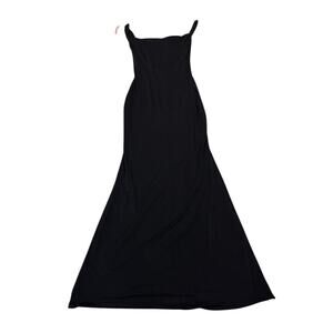 NWT Lulus Womens Medium Black Bodycon Tank Maxi Dress Lined Classic Formal